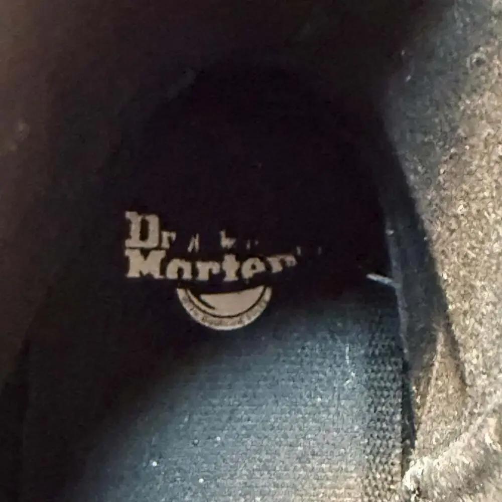 Dr. Martens Combs Boots Size 13 US M Black Canvas Combat